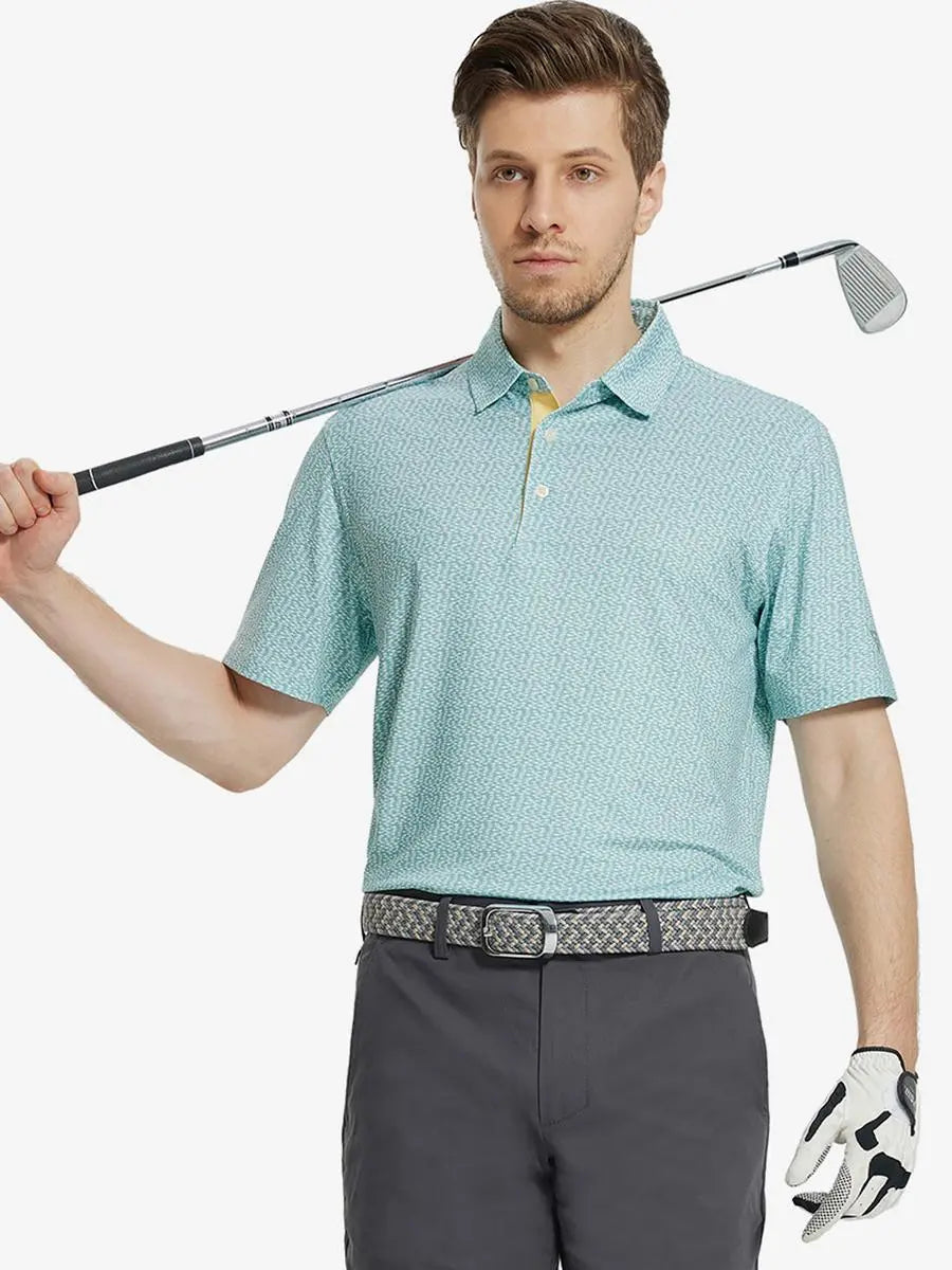 Performance Jersey Print Polo
