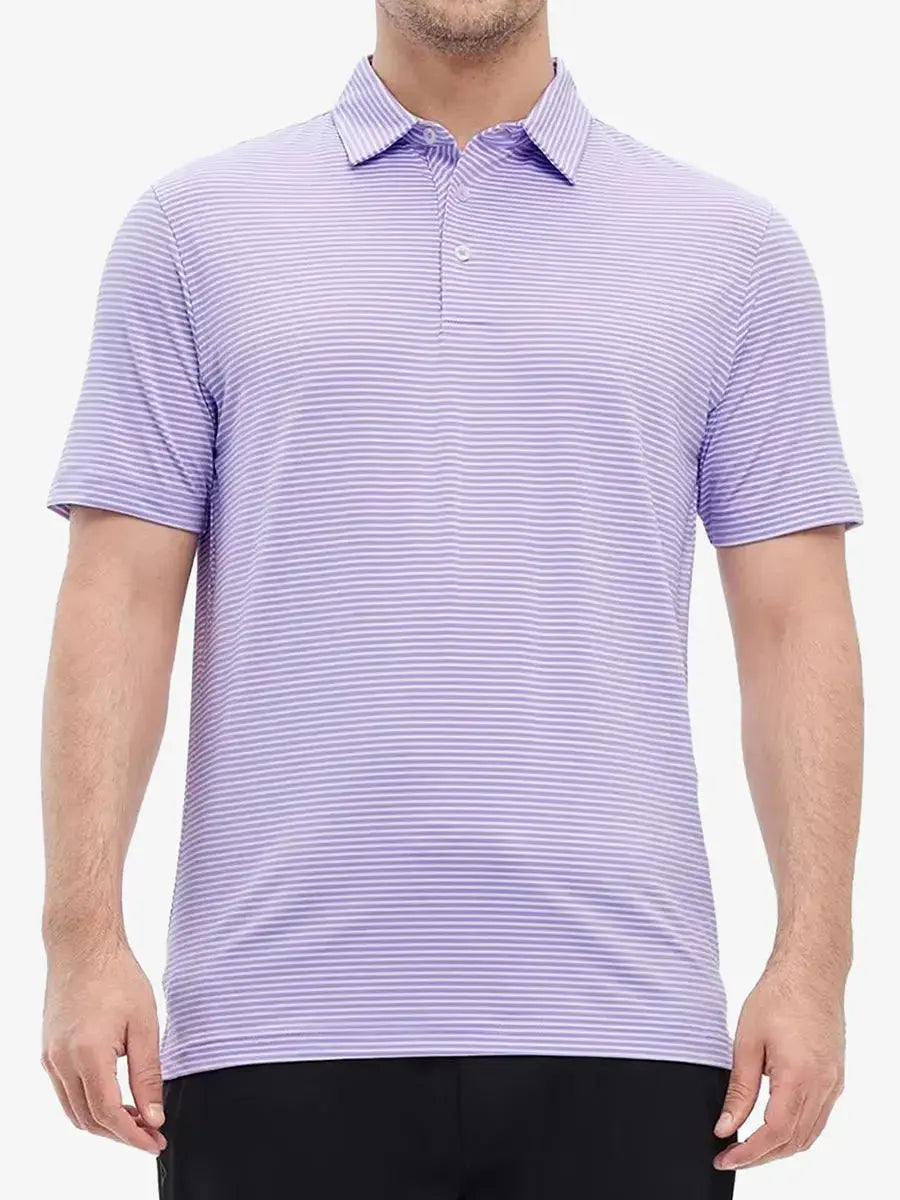 Cooling Stripe Golf Shirts