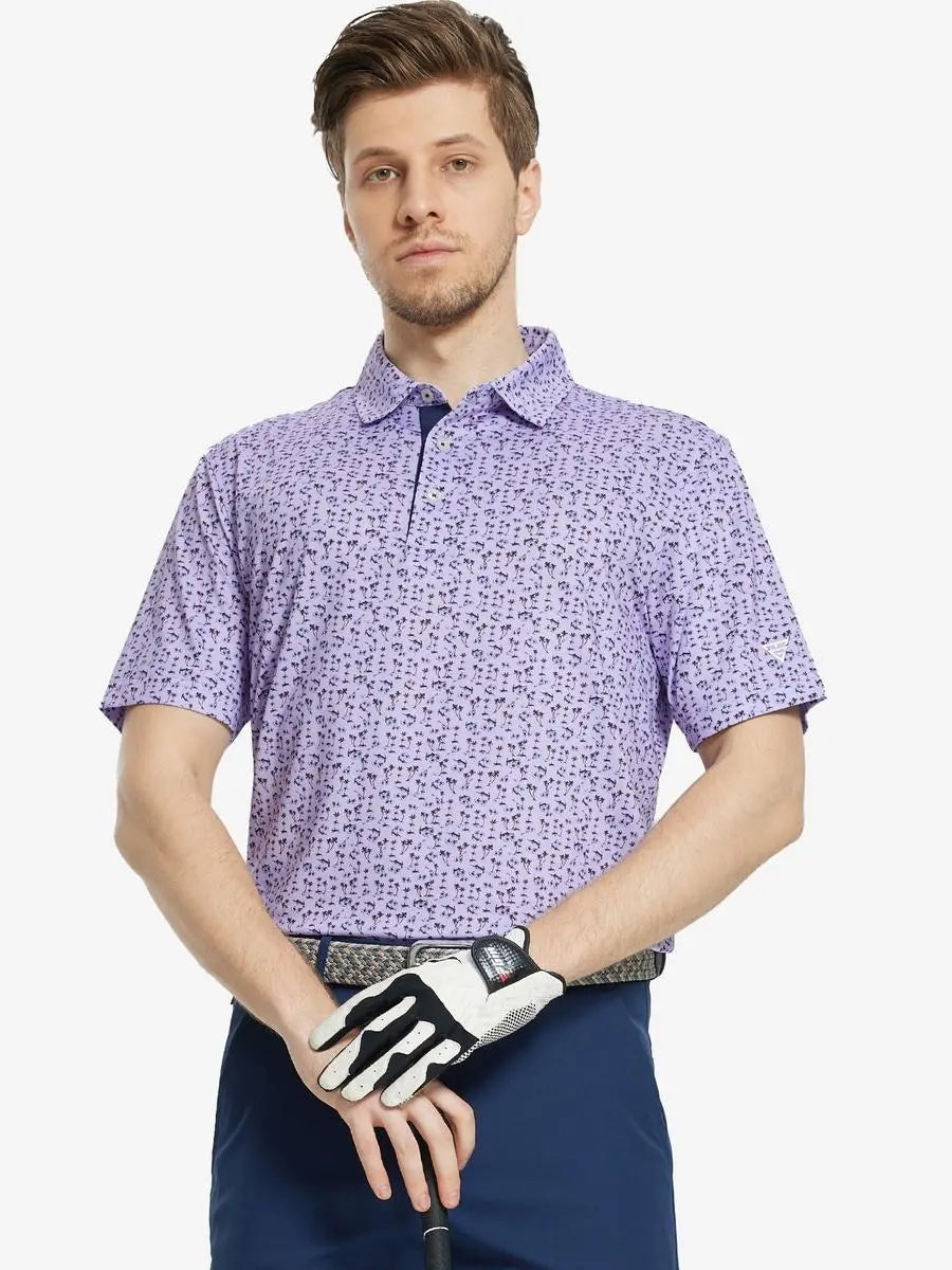 Performance Jersey Print Polo