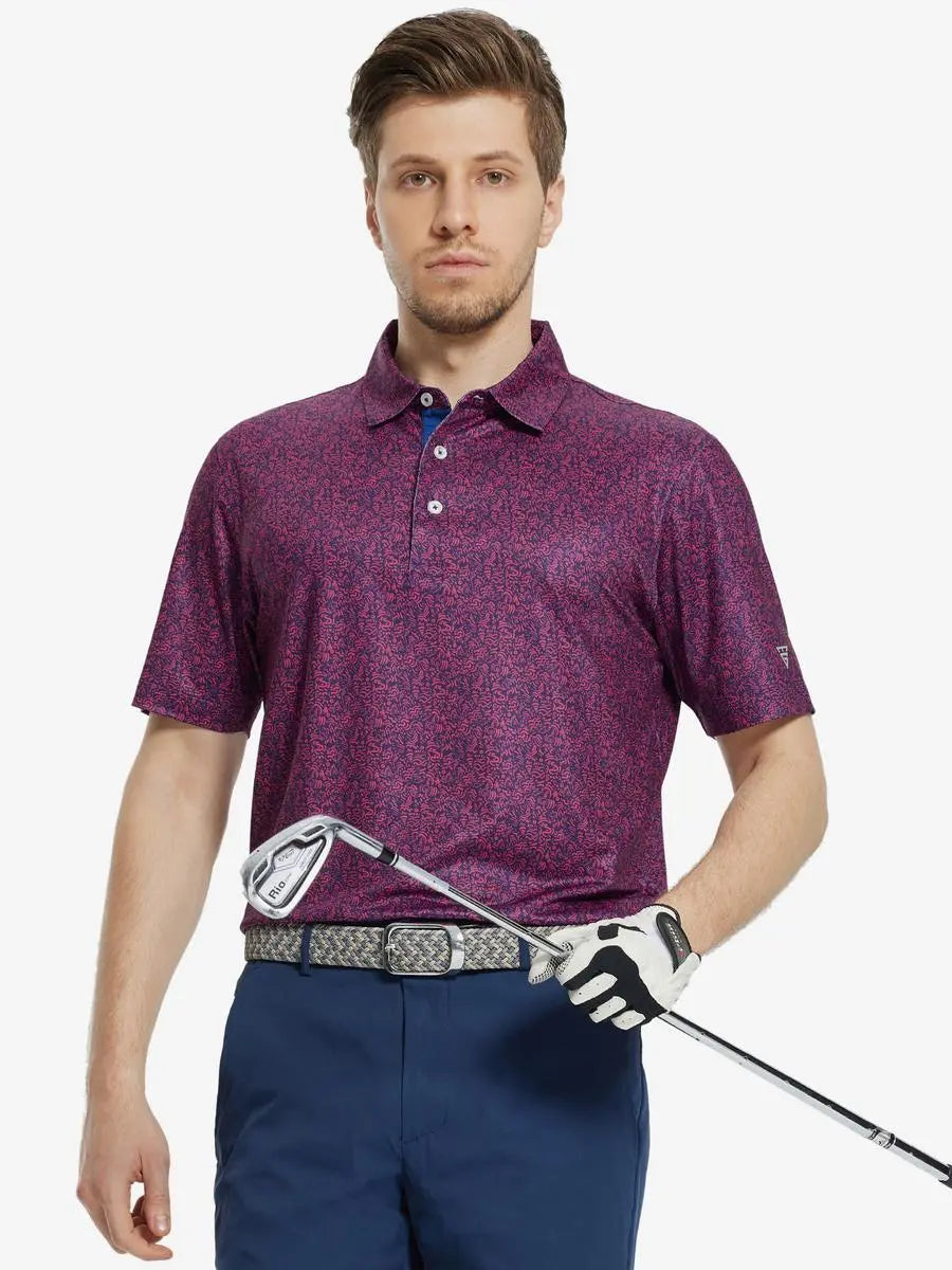 Performance Jersey Print Polo