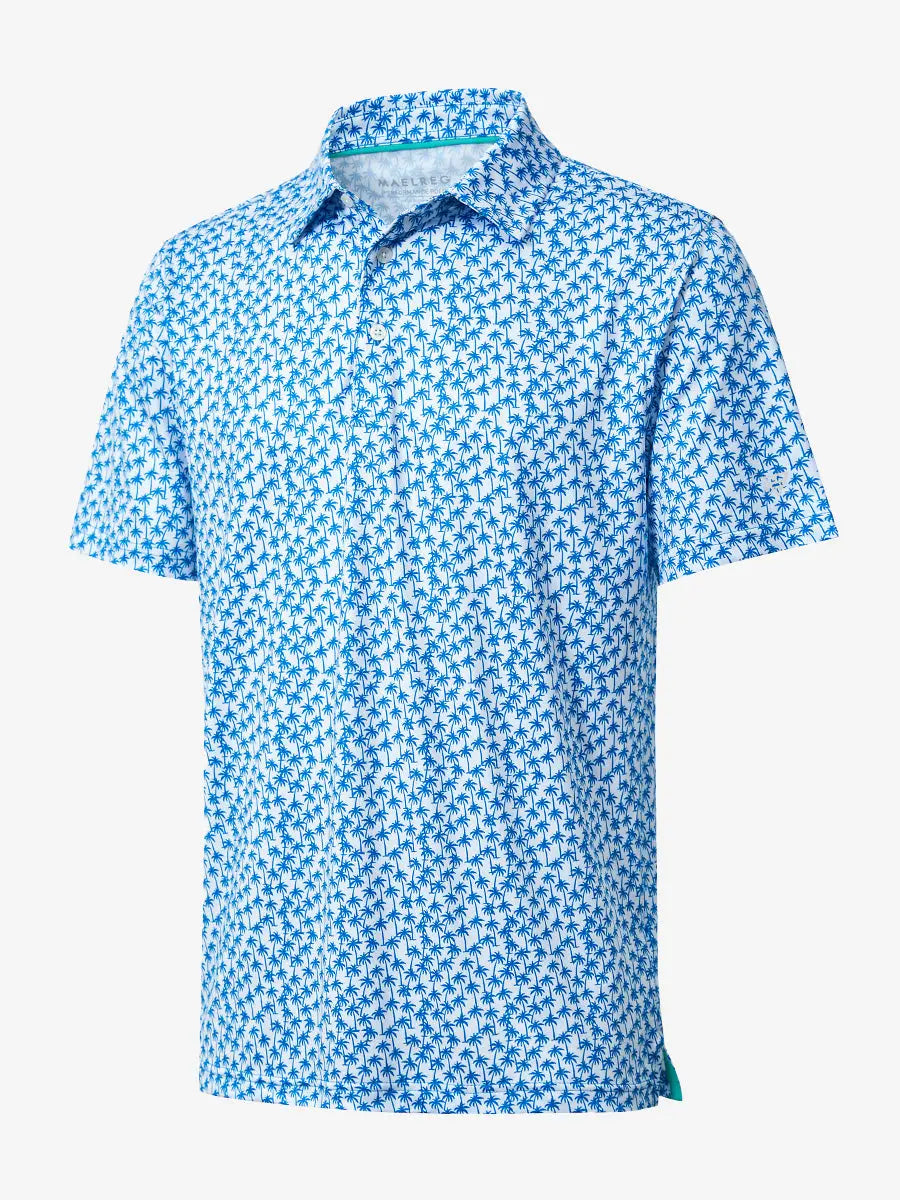 Performance Quick Dry Print Golf Polos