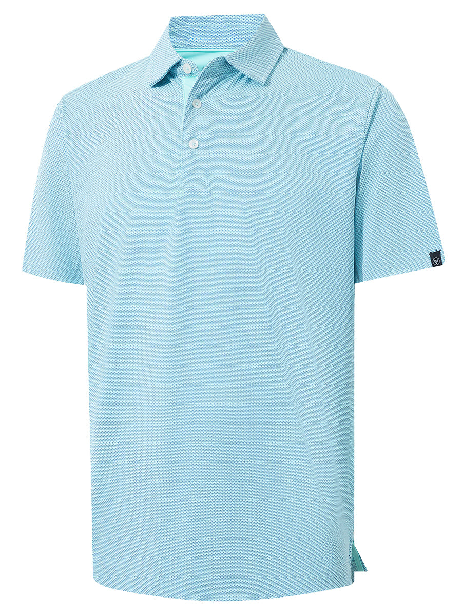 Feather Weight Jacquard Polo Shirts
