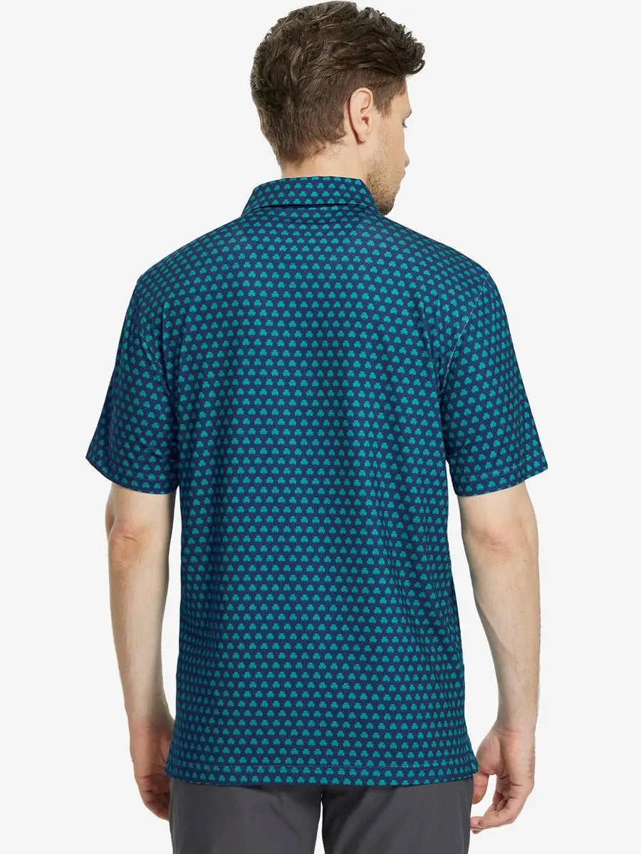 Performance Jersey Print Polo