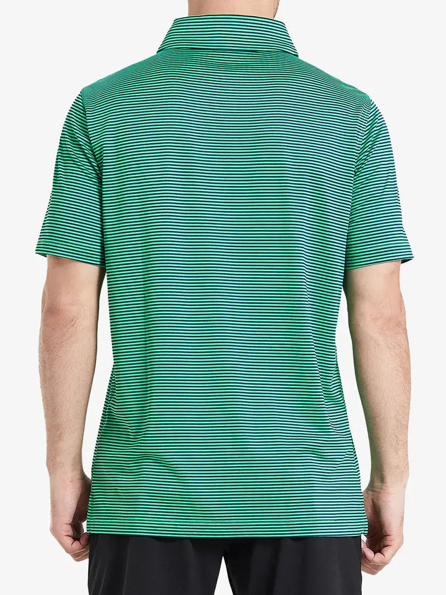 Cooling Stripe Golf Shirts