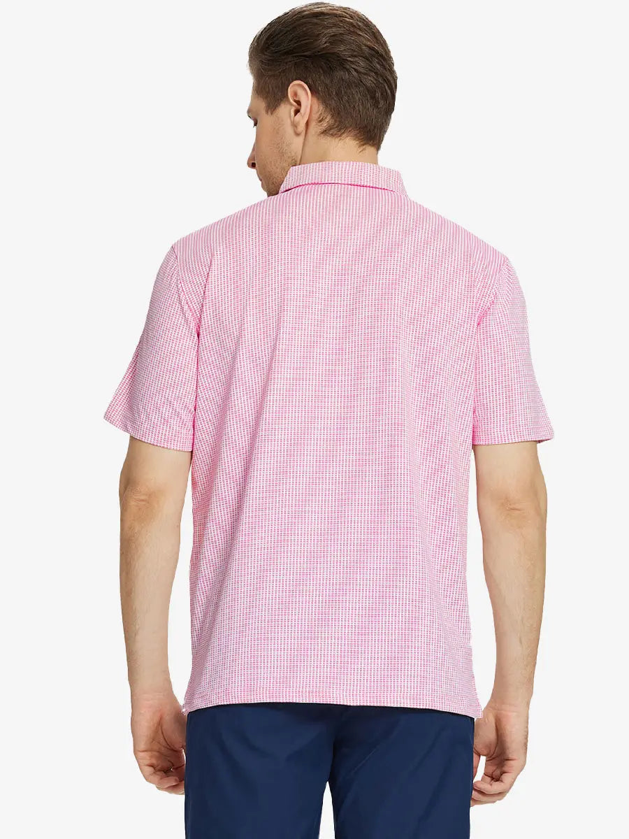 Elegant Performance Jacquard Polo