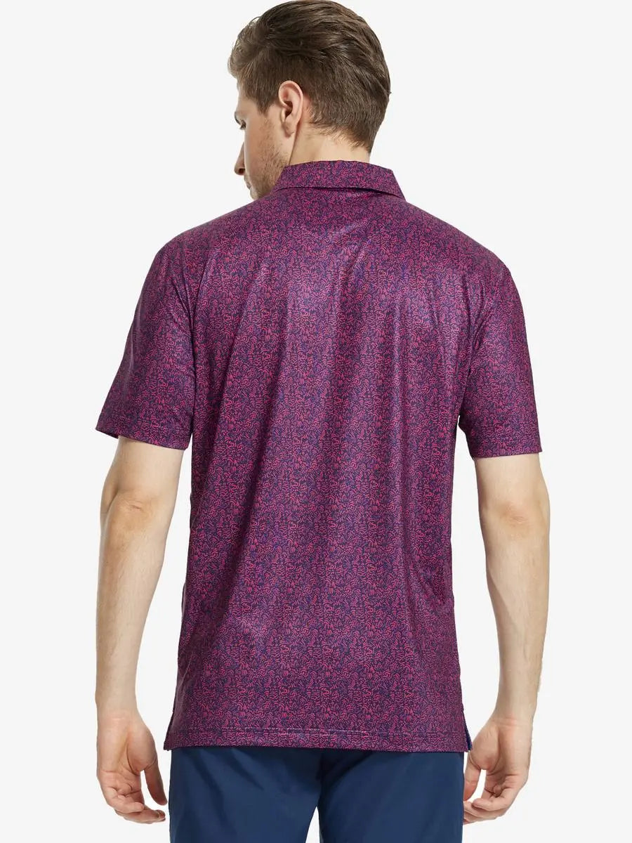 Performance Jersey Print Polo