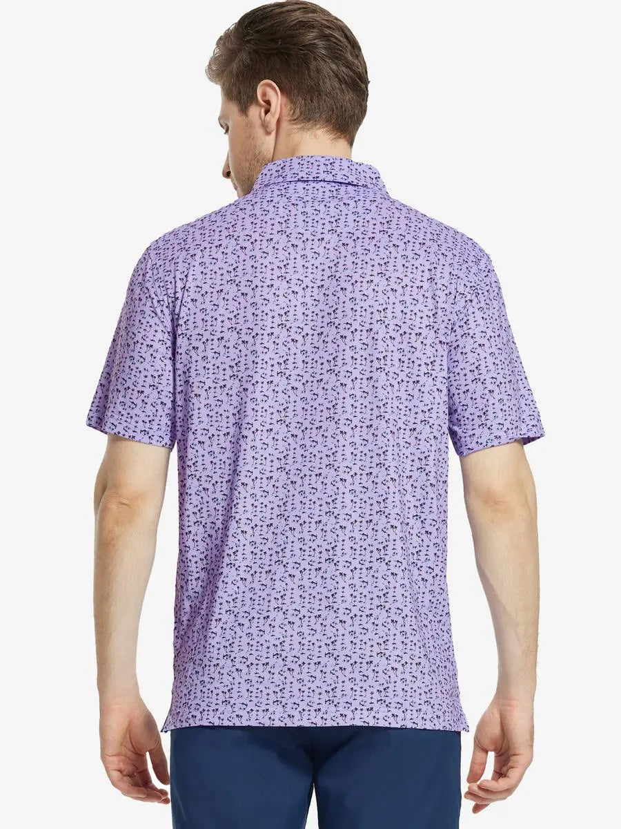 Performance Jersey Print Polo