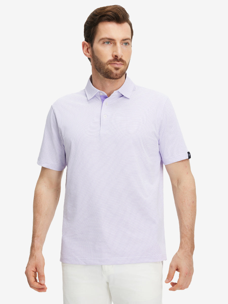 Feather Weight Jacquard Polo Shirts
