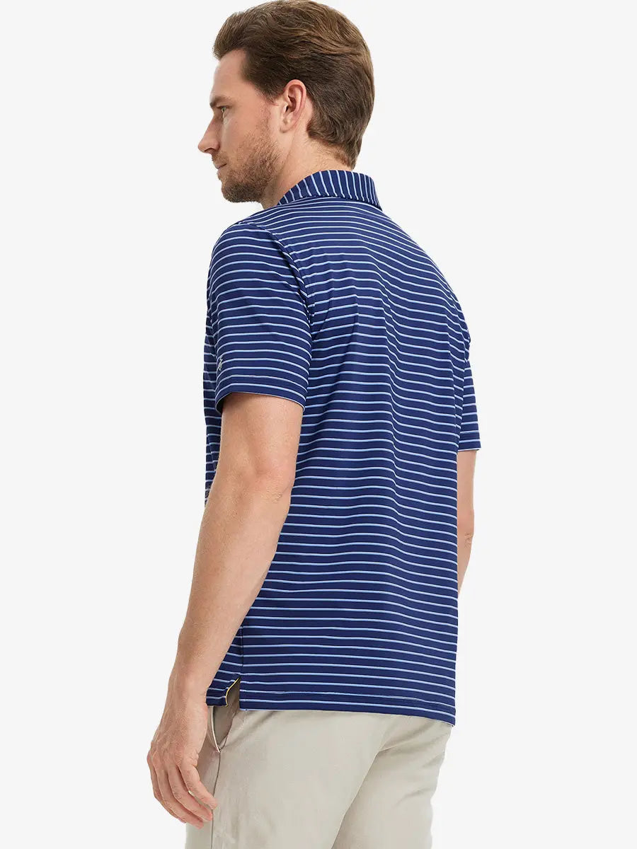 Popular Yarn Dyed Stripe Polo