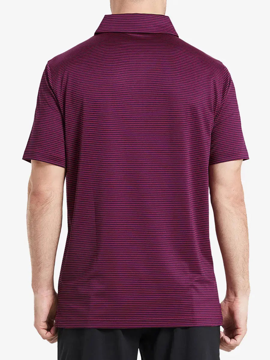 Cooling Stripe Golf Shirts