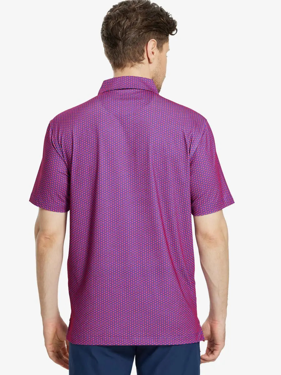 Performance Jersey Print Polo