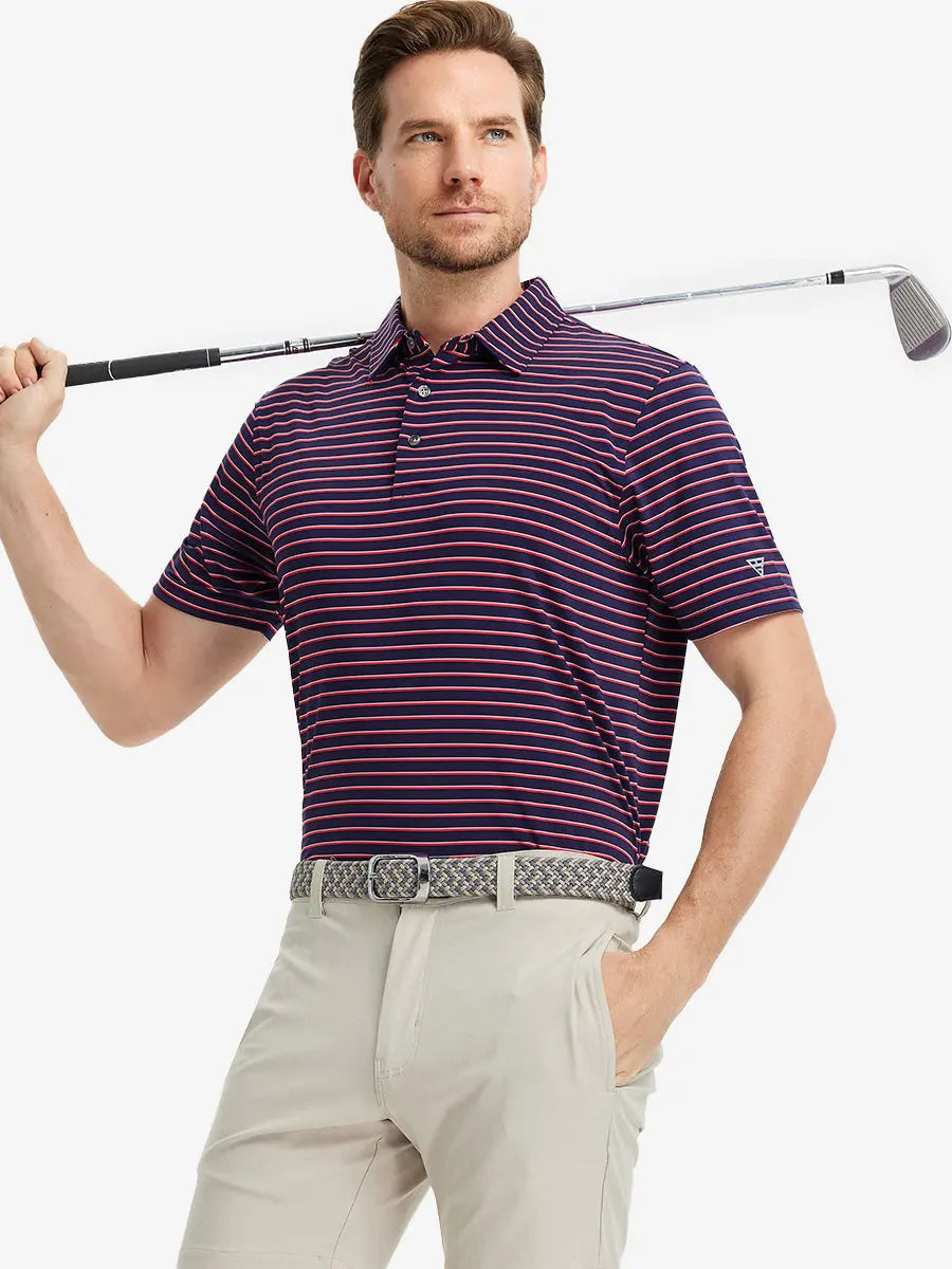 Popular Yarn Dyed Stripe Polo