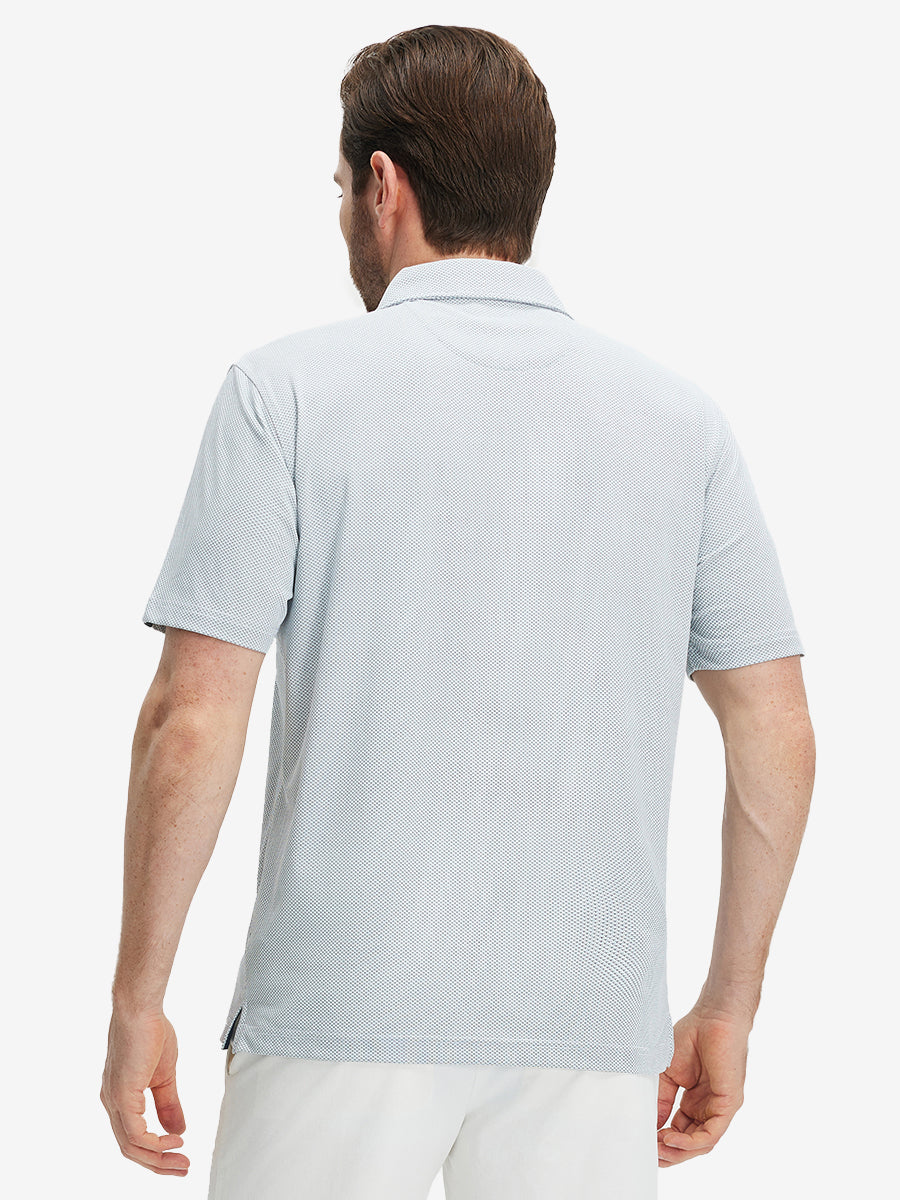 Feather Weight Jacquard Polo Shirts