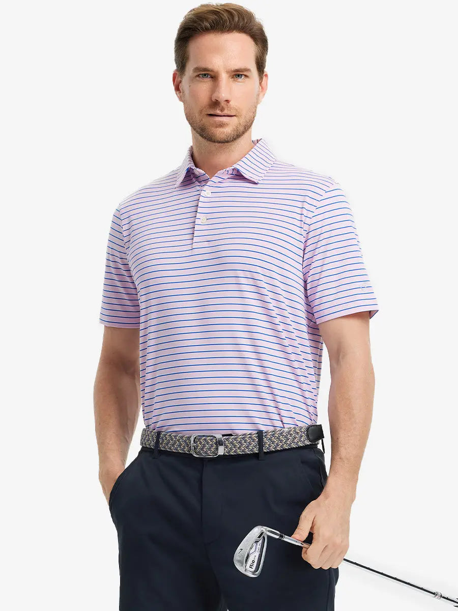 Popular Yarn Dyed Stripe Polo