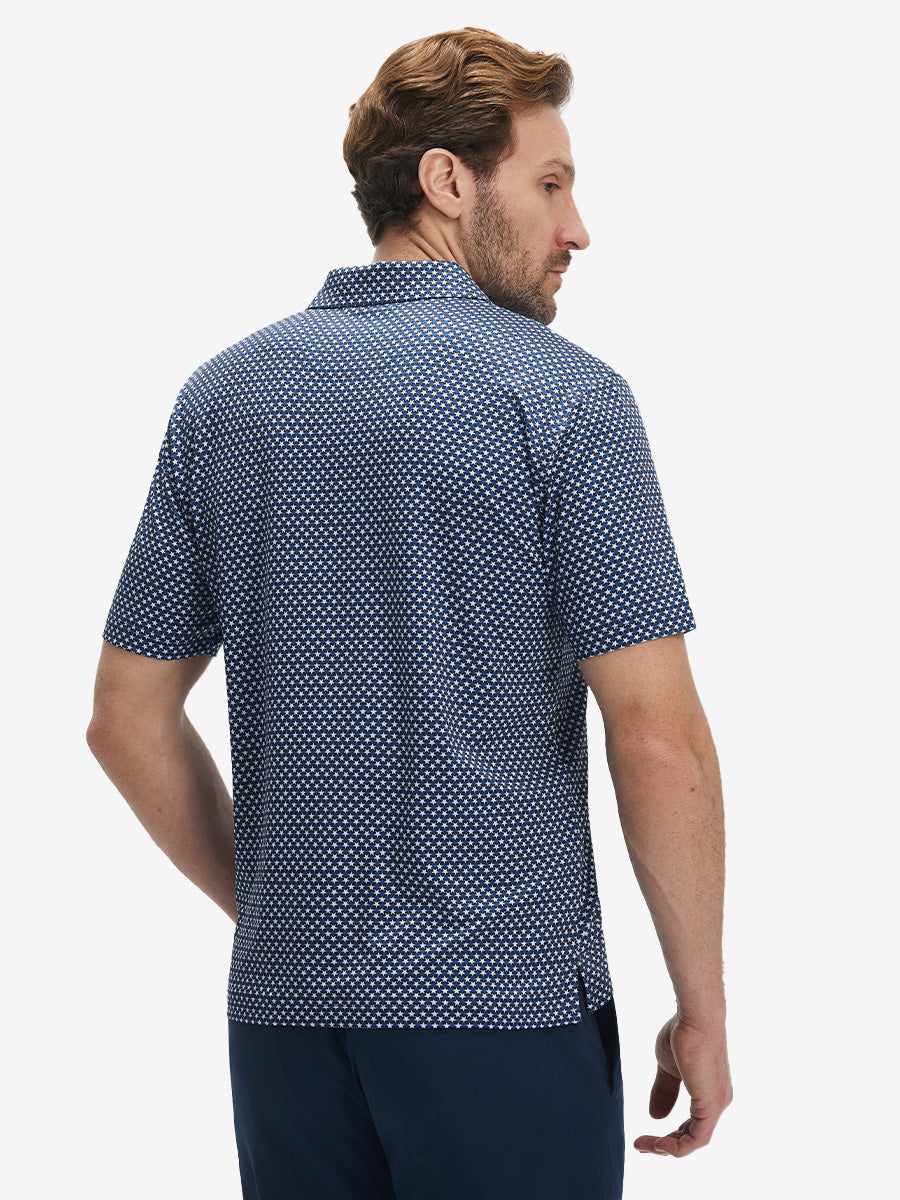 Performance Quick Dry Print Golf Polos