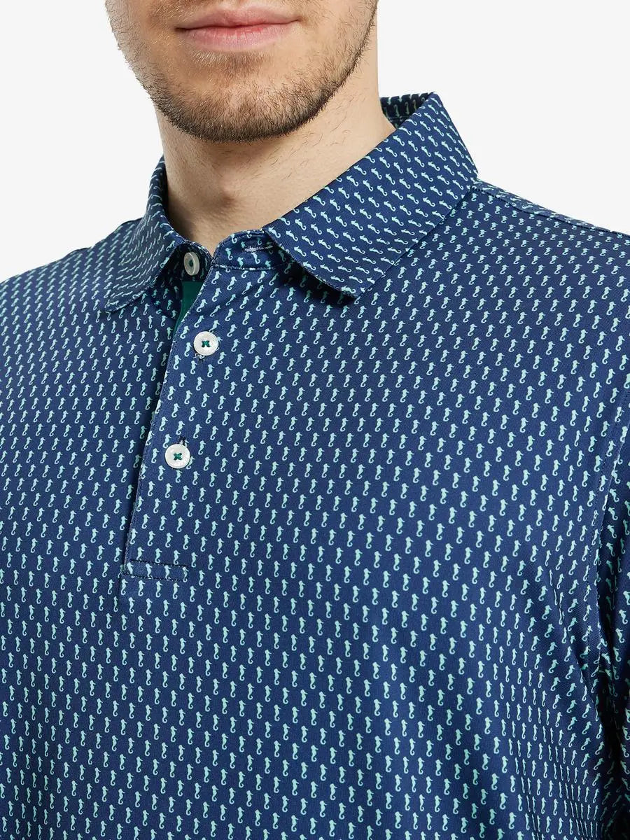 Performance Jersey Print Polo