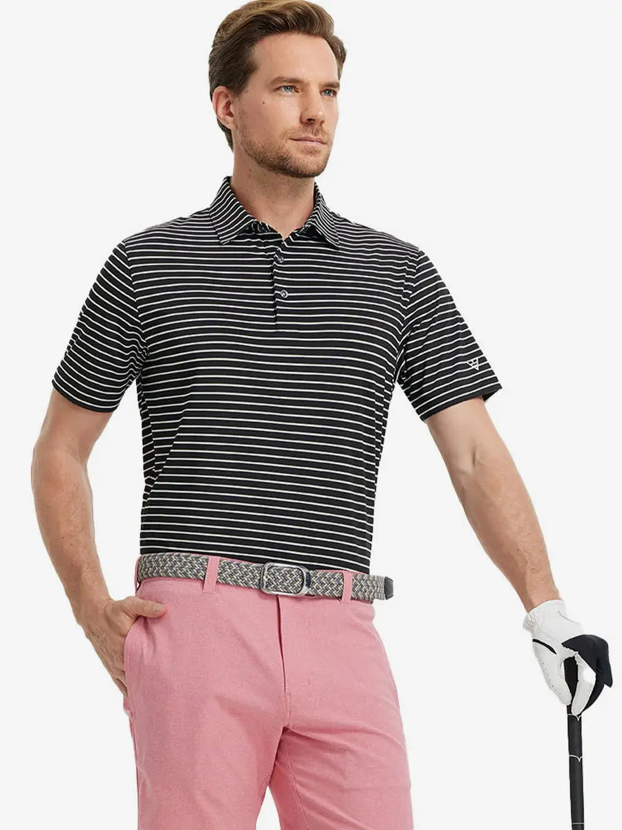 Popular Yarn Dyed Stripe Polo