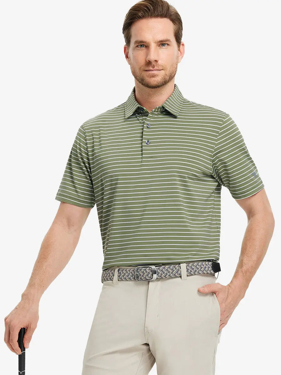 Popular Yarn Dyed Stripe Polo