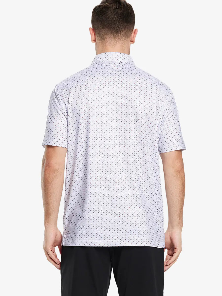 Performance Quick Dry Print Golf Polos