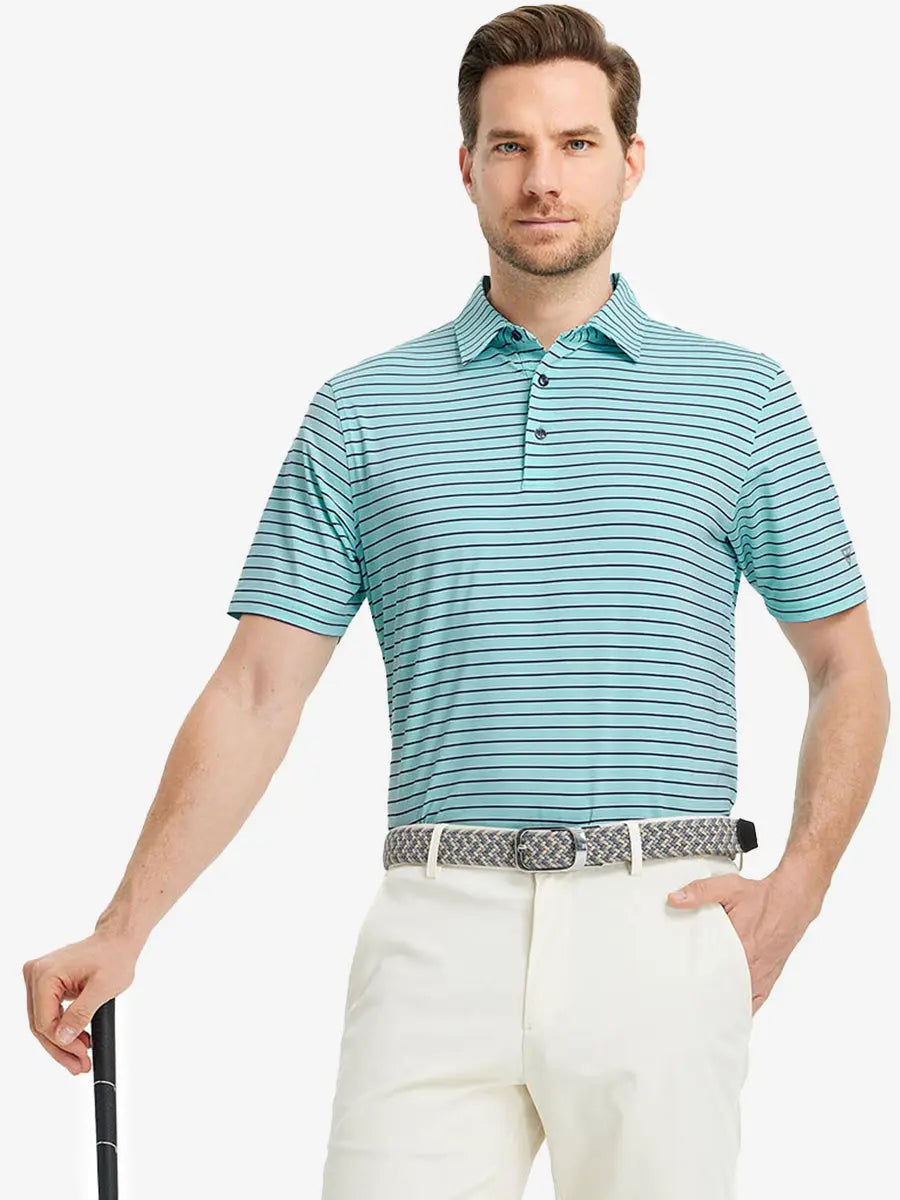 Popular Yarn Dyed Stripe Polo