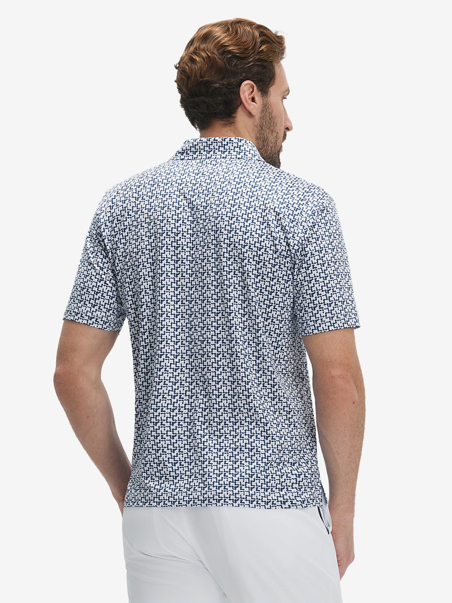 Performance Quick Dry Print Golf Polos