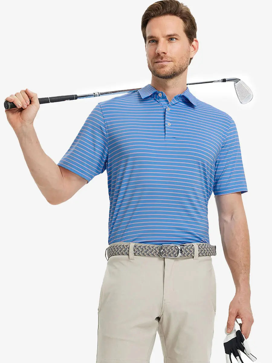 Popular Yarn Dyed Stripe Polo