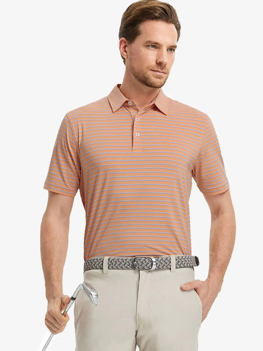 Popular Yarn Dyed Stripe Polo