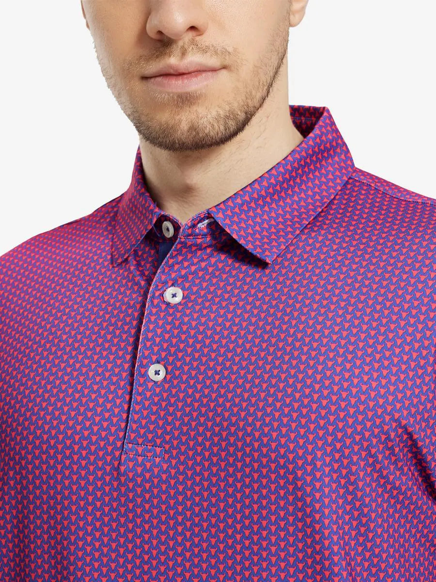 Performance Jersey Print Polo