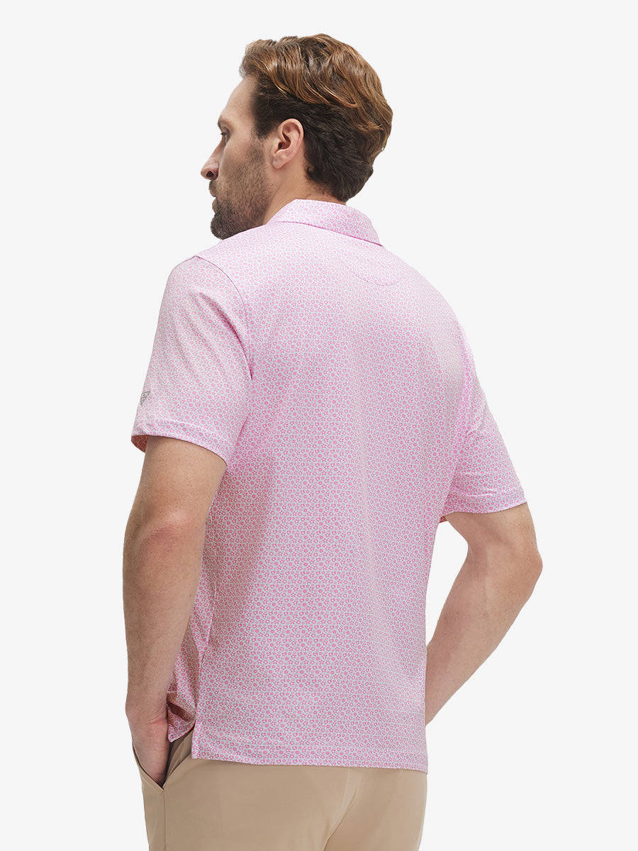 Performance Quick Dry Print Golf Polos