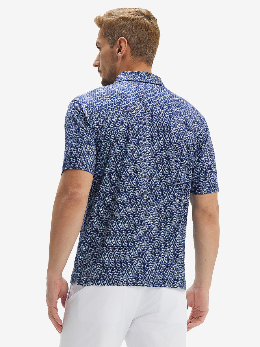 Performance Quick Dry Print Golf Polos