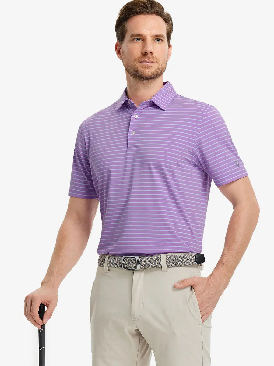 Popular Yarn Dyed Stripe Polo