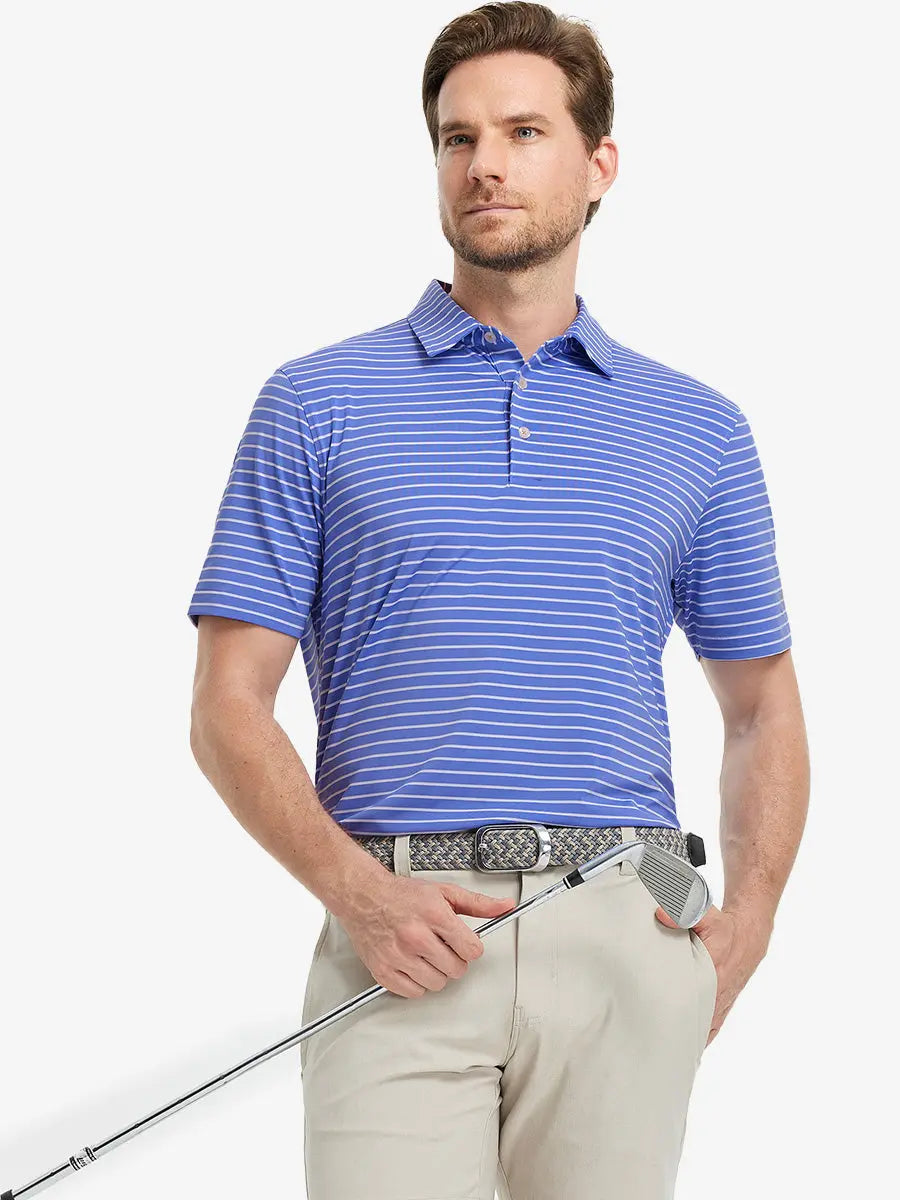 Popular Yarn Dyed Stripe Polo