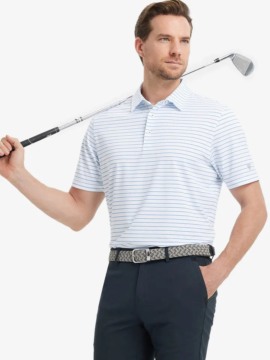 Popular Yarn Dyed Stripe Polo