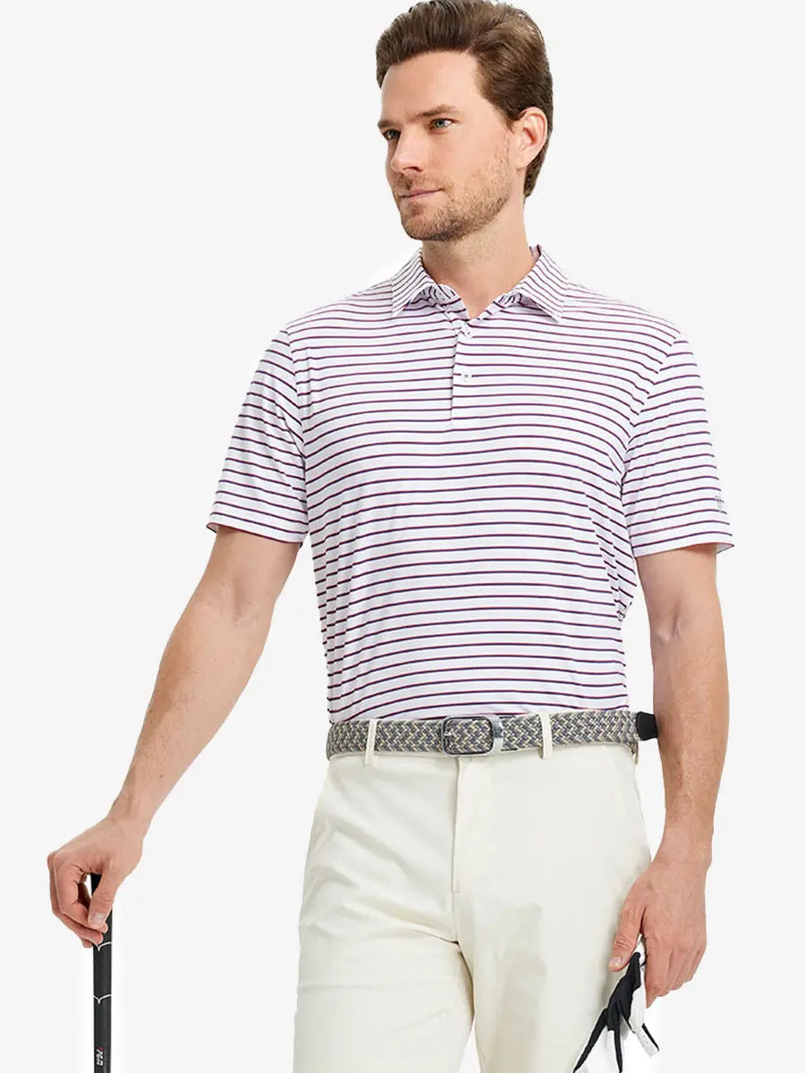 Popular Yarn Dyed Stripe Polo