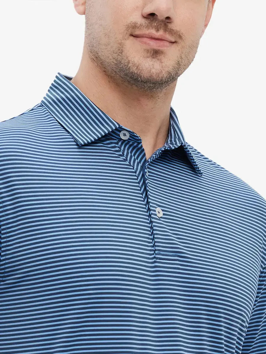 Cooling Stripe Golf Shirts