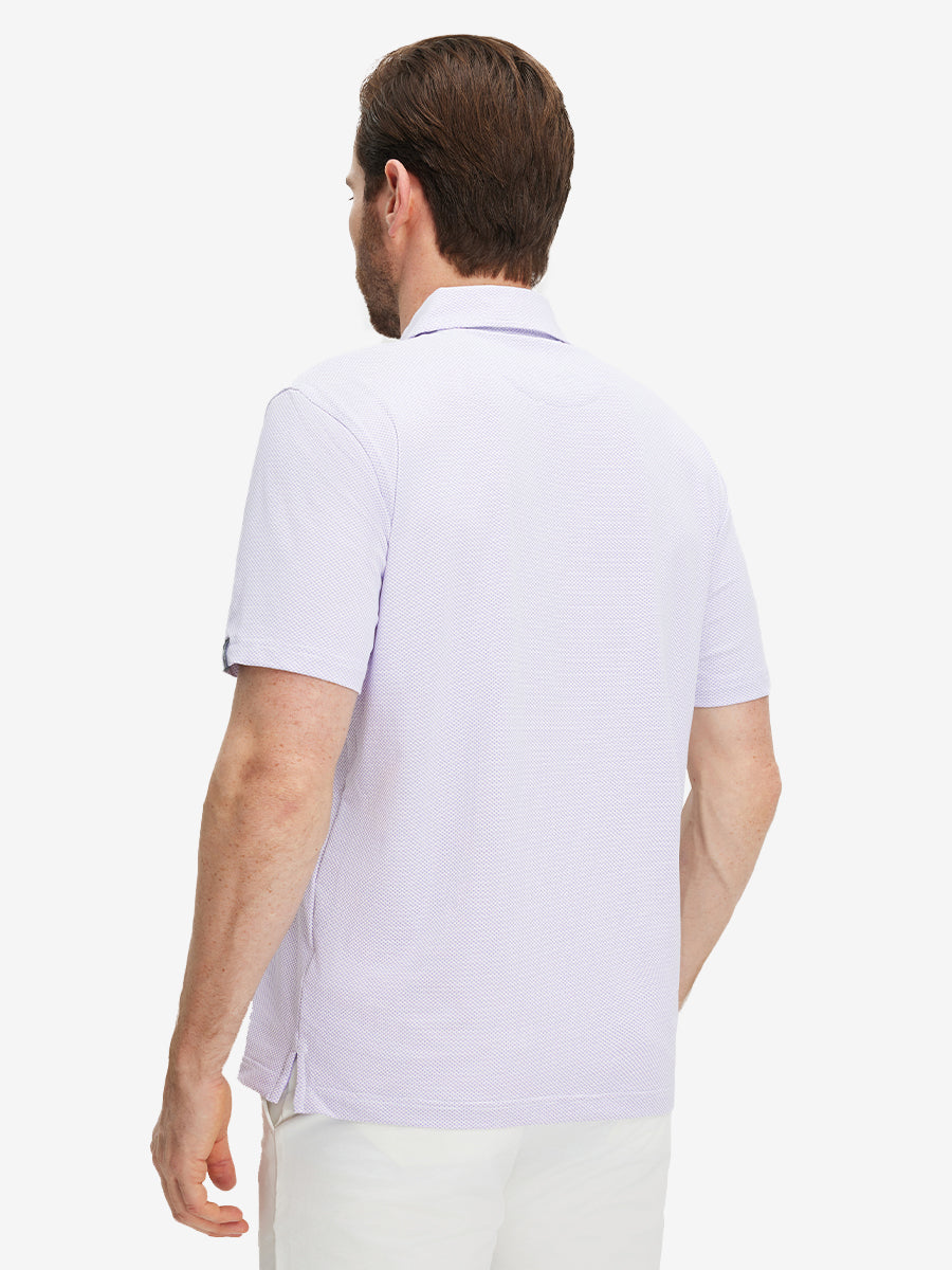 Feather Weight Jacquard Polo Shirts
