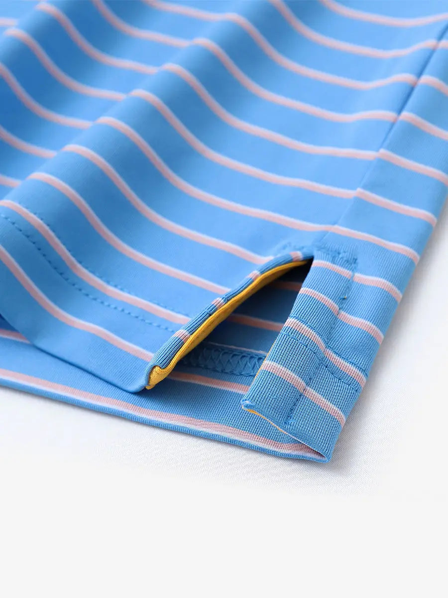 Popular Yarn Dyed Stripe Polo