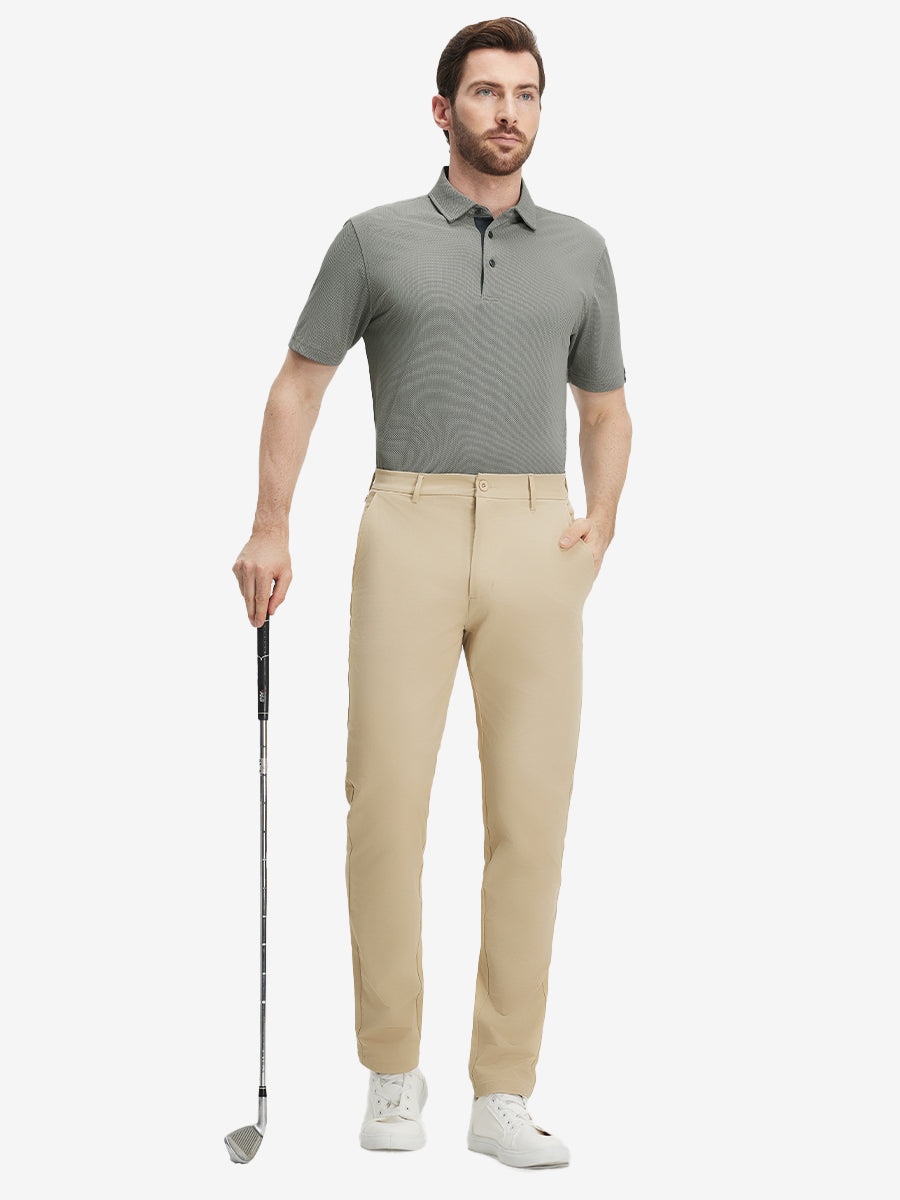 Feather Weight Jacquard Polo Shirts