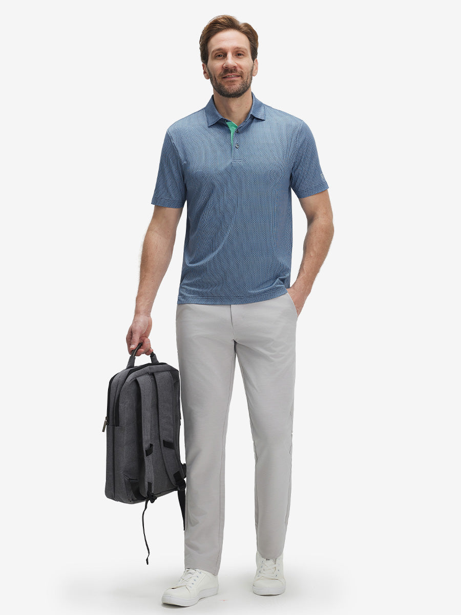 Performance Quick Dry Print Golf Polos