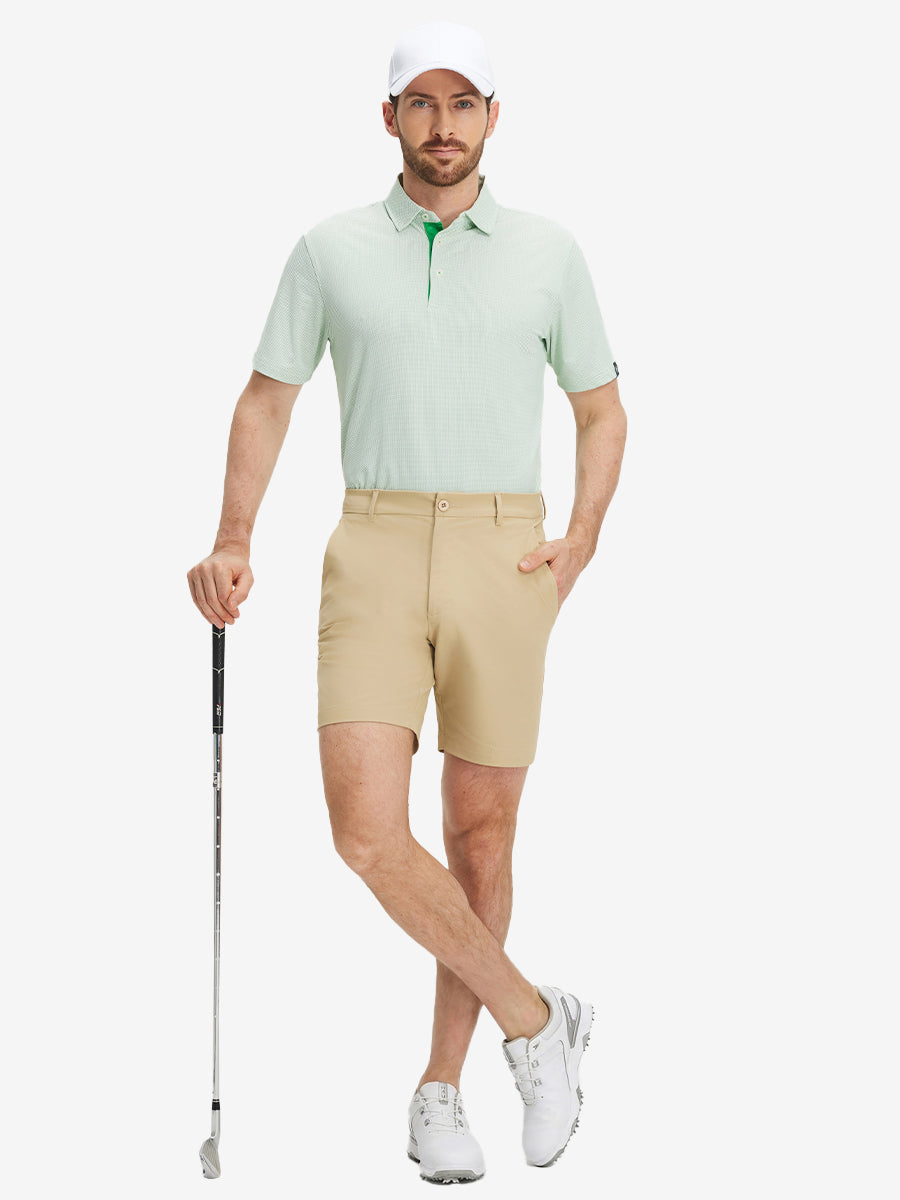 Feather Weight Jacquard Polo Shirts