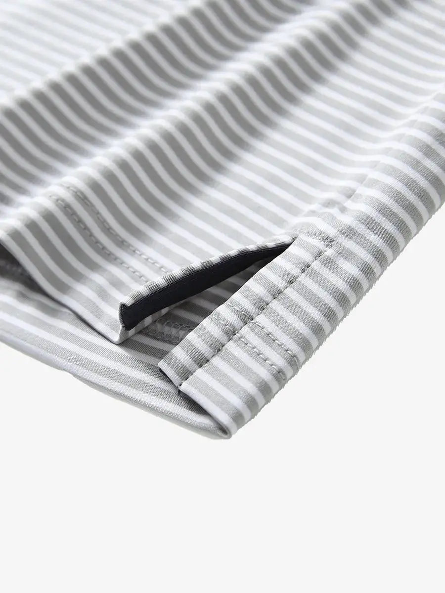 Cooling Stripe Golf Shirts