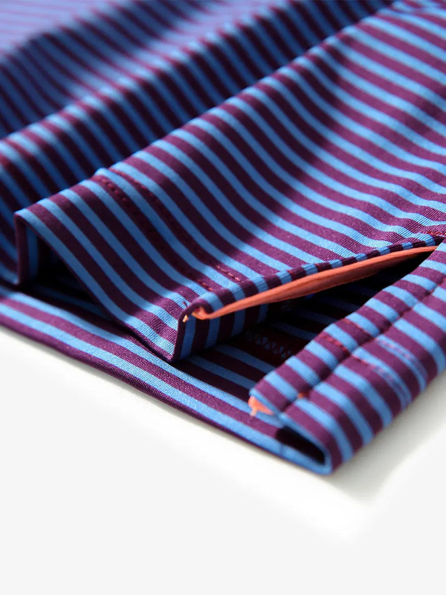 Cooling Stripe Golf Shirts