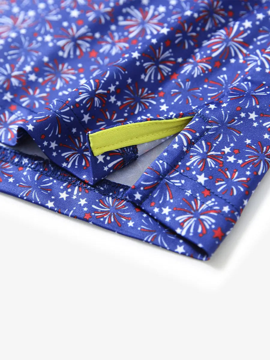 Performance Quick Dry Print Golf Polos