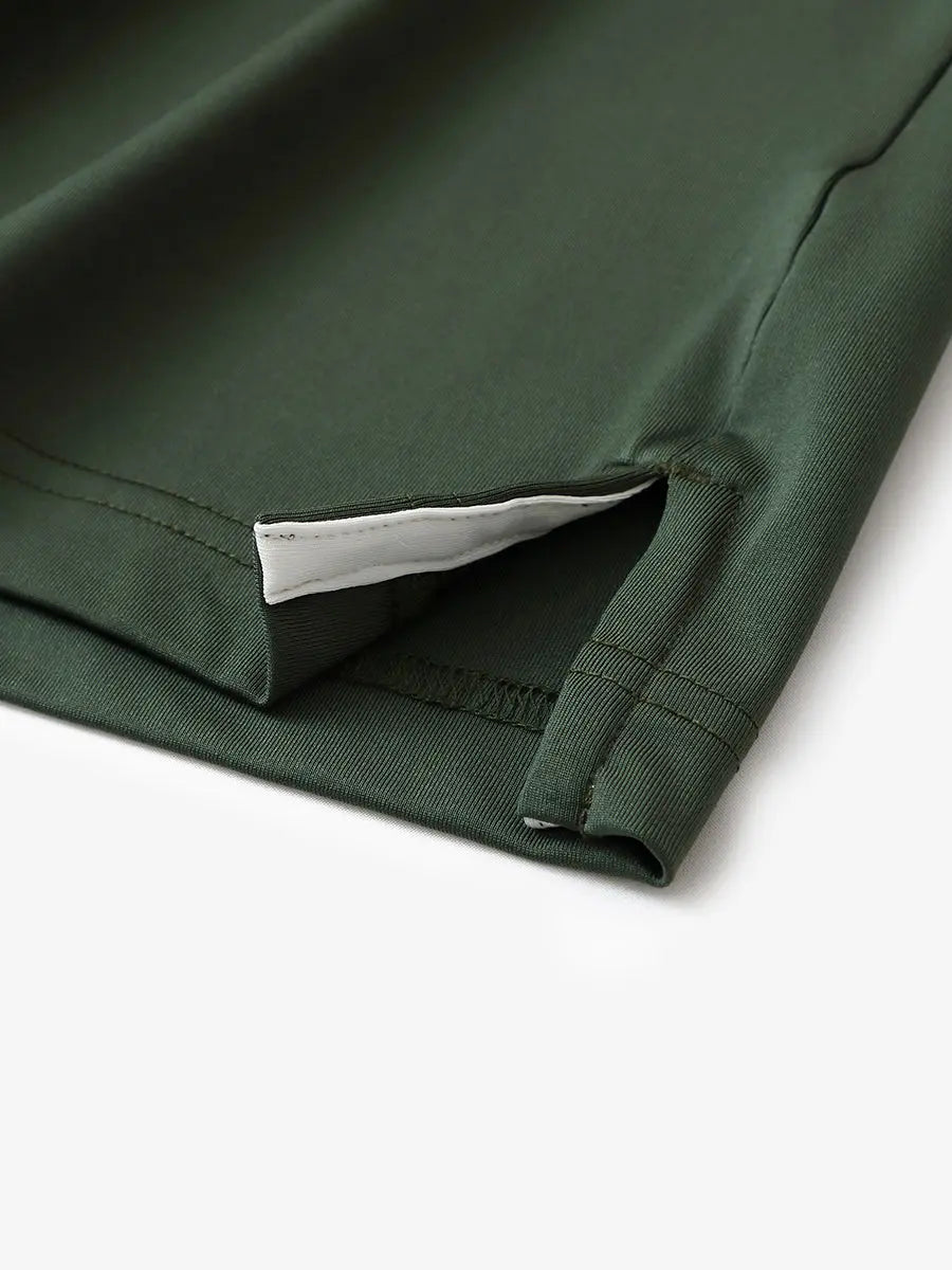 Moisture Wicking Color Block Polo Shirts