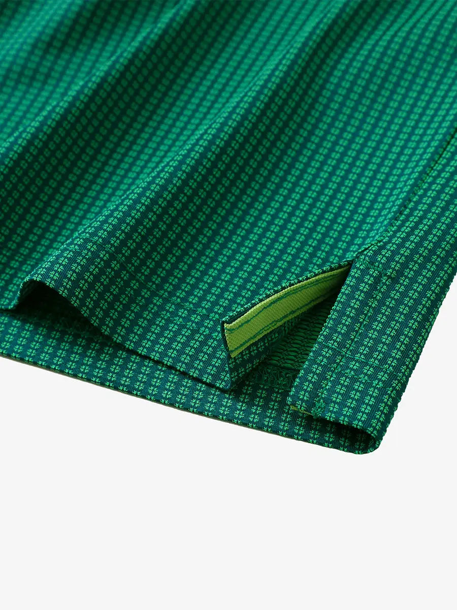 Elegant Performance Jacquard Polo