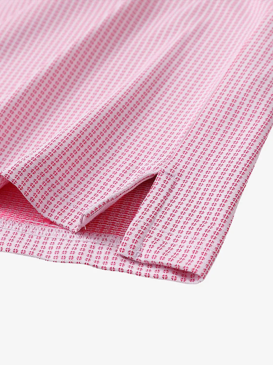 Elegant Performance Jacquard Polo