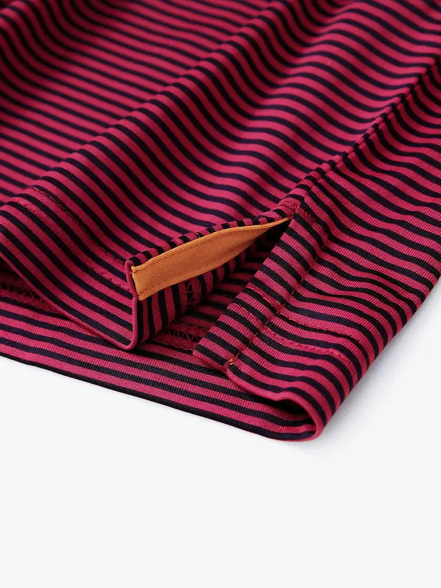 Cooling Stripe Golf Shirts