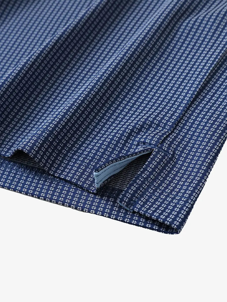 Elegant Performance Jacquard Polo