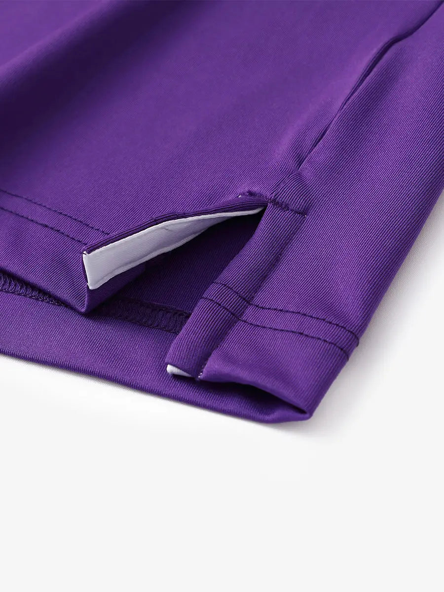 Moisture Wicking Color Block Polo Shirts