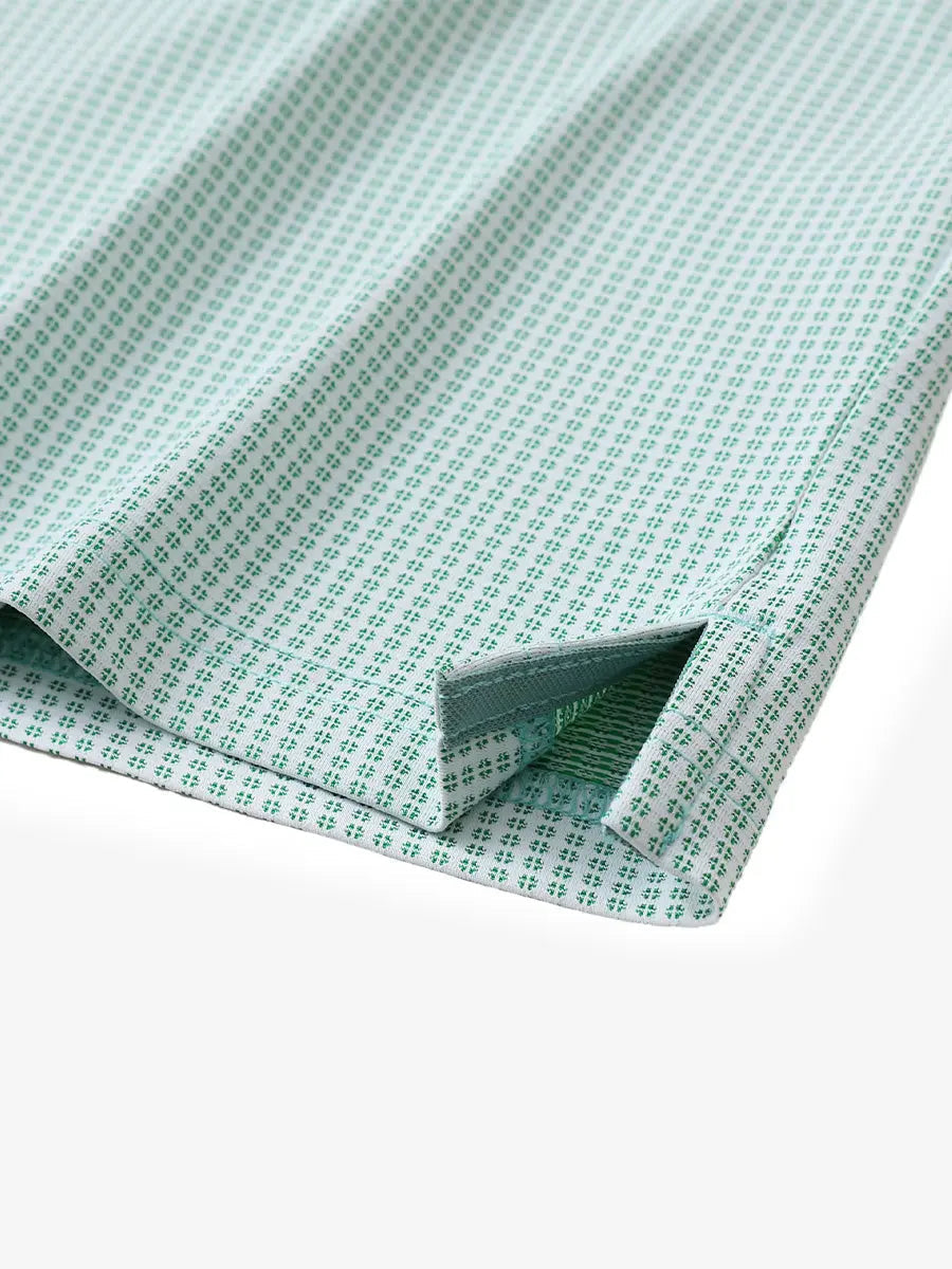 Elegant Performance Jacquard Polo